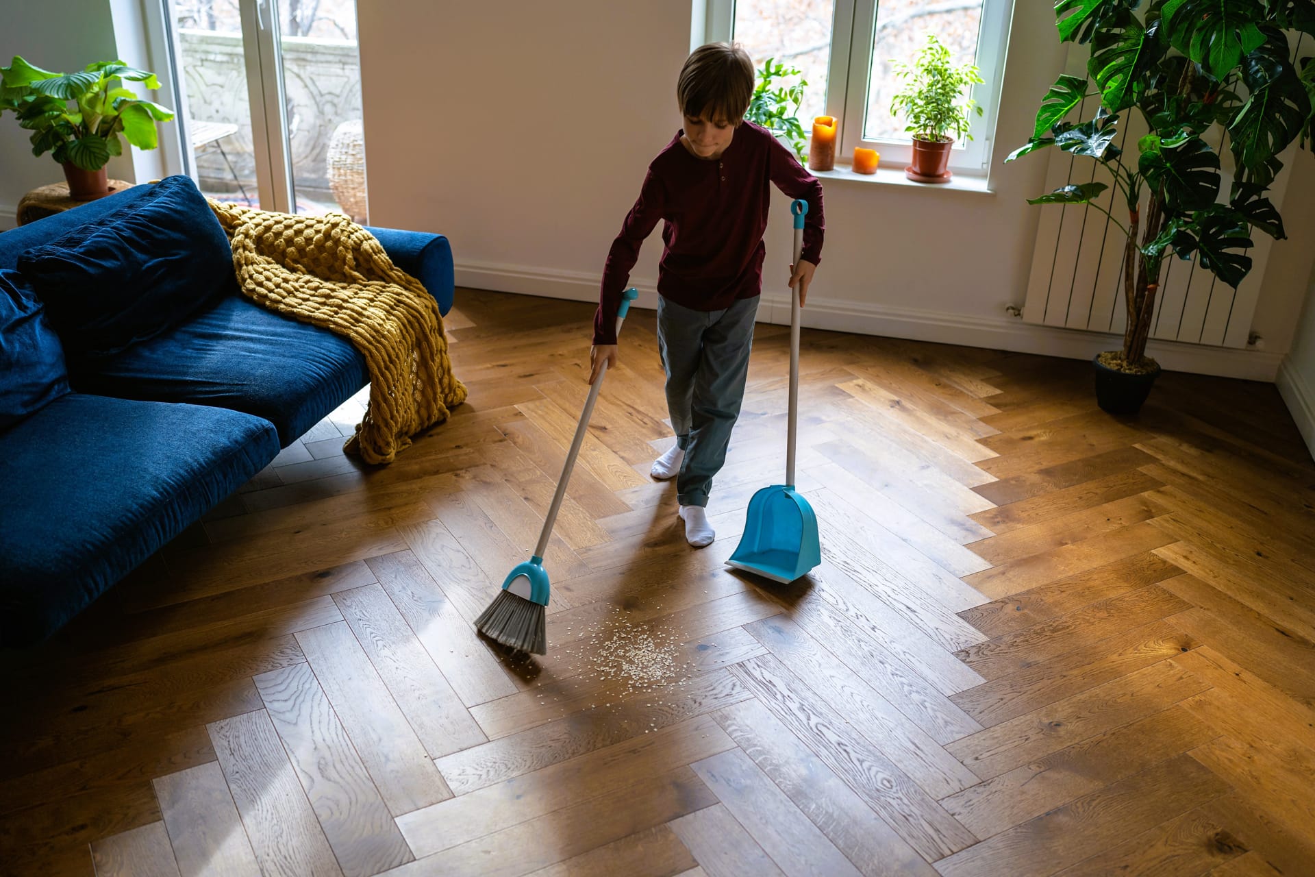 cleaning hardwood floors